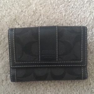 Black coach Wallet