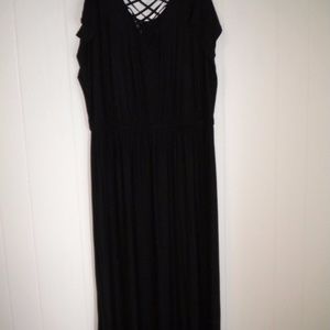 Black criss-cross sun dress