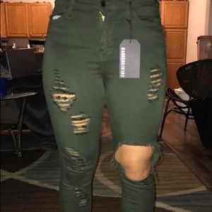 Fashion nova high wasted jeans size 5
