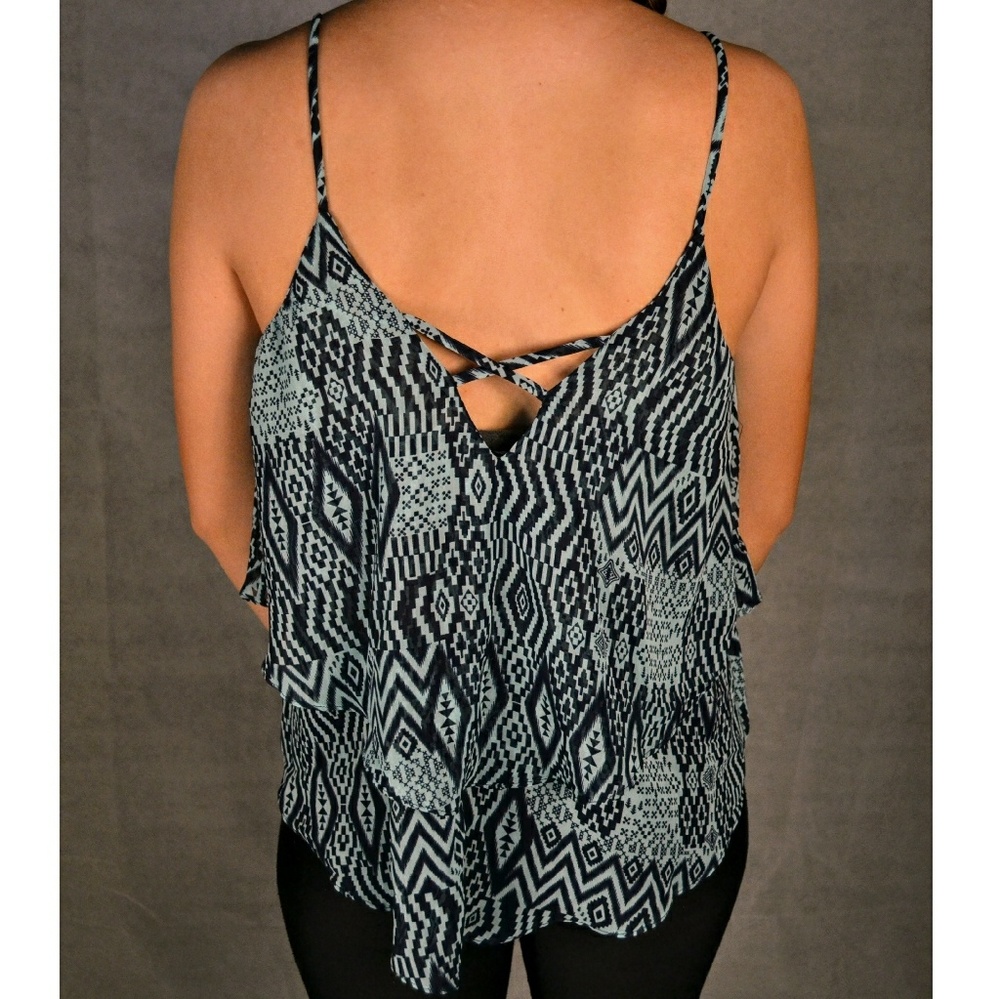 Miami Aztec Print Tank - Picture 4 of 4