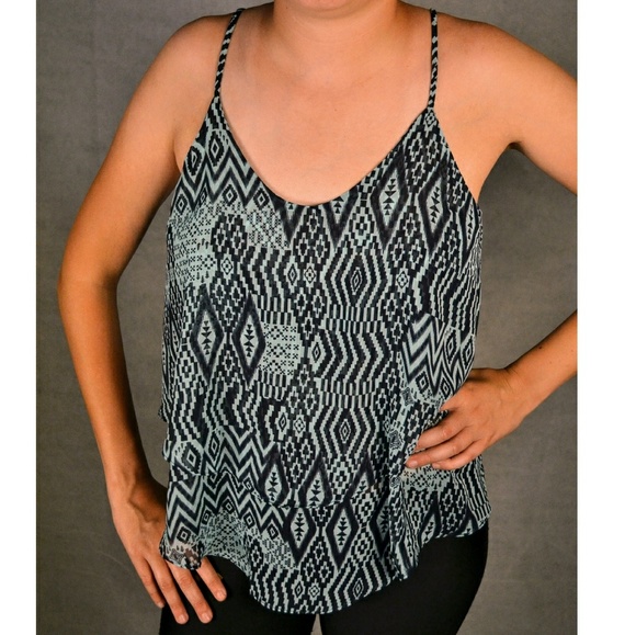 Miami Aztec Print Tank - Picture 2 of 4