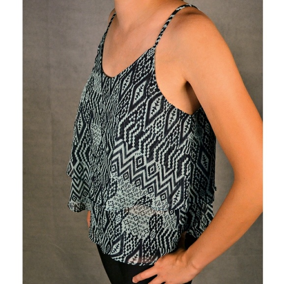 Miami Aztec Print Tank - Picture 3 of 4