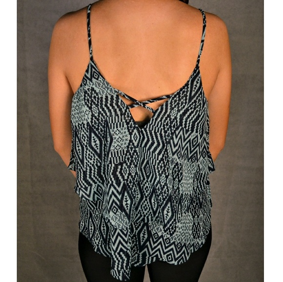 Miami Aztec Print Tank - Picture 4 of 4