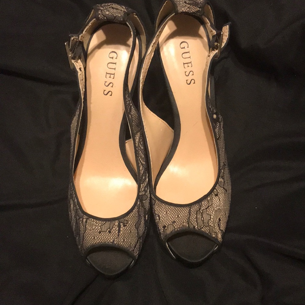 Lace Guess Heels