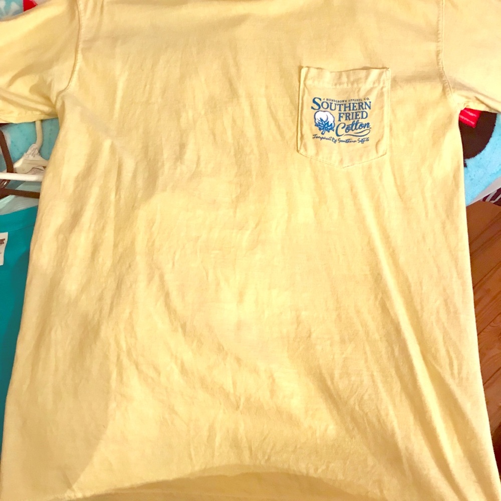Southern Fried Cotton Tee Medium Yellow