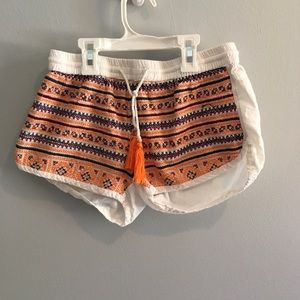 Aztec tassel shorts