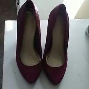 BCBG Burgundy heels