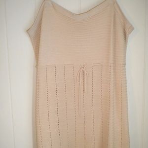 INC knit beige tank top