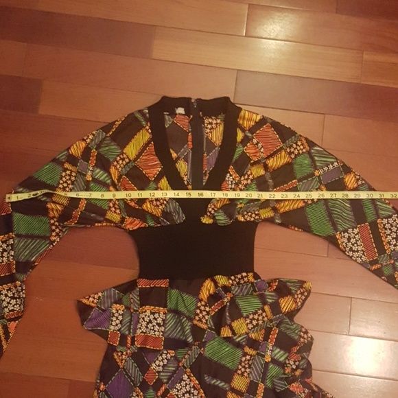 Vintage peplum jumpsuit.  Small-medium. - Picture 7 of 8