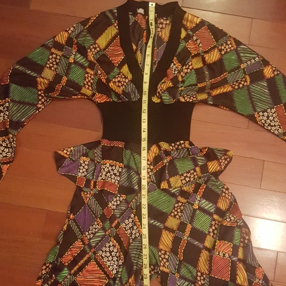 Vintage peplum jumpsuit.  Small-medium. - Picture 8 of 8