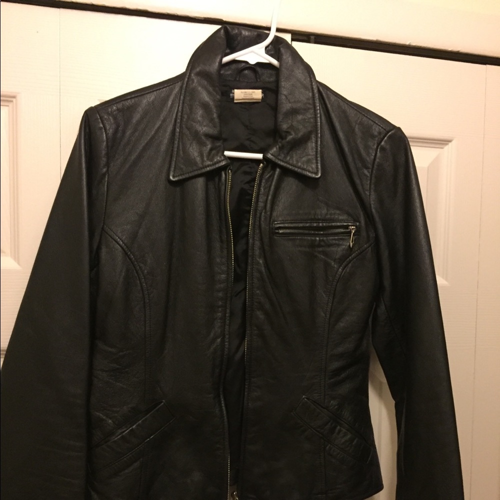 Small Black Leather Jacket