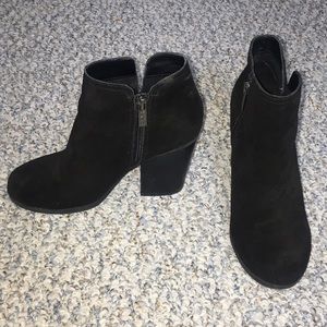 Black ankle booties