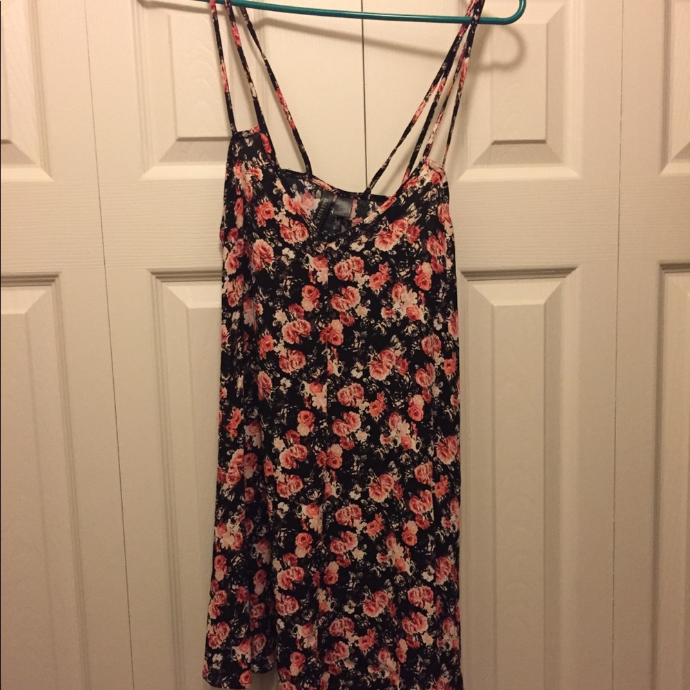 Floral strappy dress