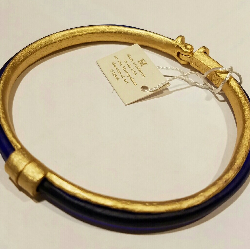 Hinged metal bangle. Metropolitan Museum of Art