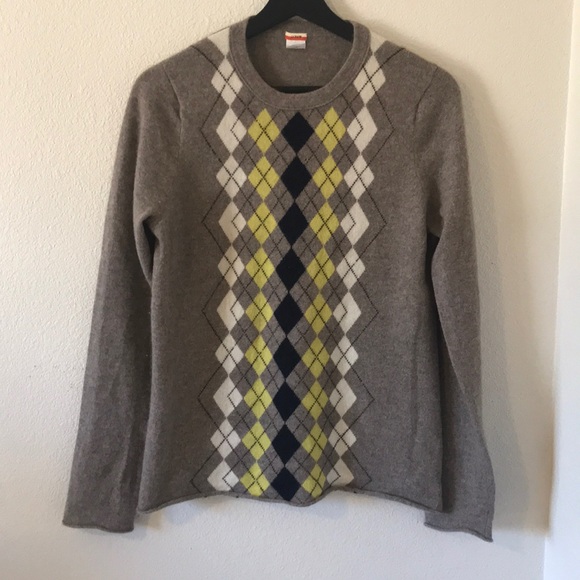 J. Crew Sweaters - J. Crew ArgYle women’s cashmere sweater