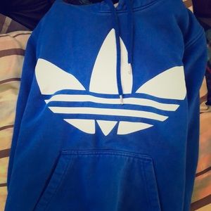 Adidas Logo Sweatshirt Blue/White HUGE SALE!!