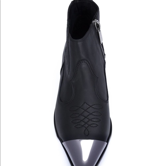 Anine Bing Women’s Black Leather Boot - Picture 3 of 3