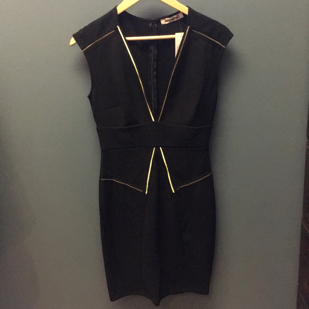 Mystic black tight dress