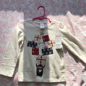 Gymboree 3T girls Christmas long sleeve shirt NEW