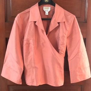 Beautiful silk taffeta blouse