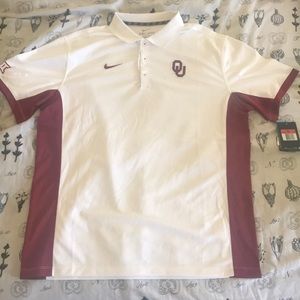 Collegiate university of Oklahoma Nike polo
