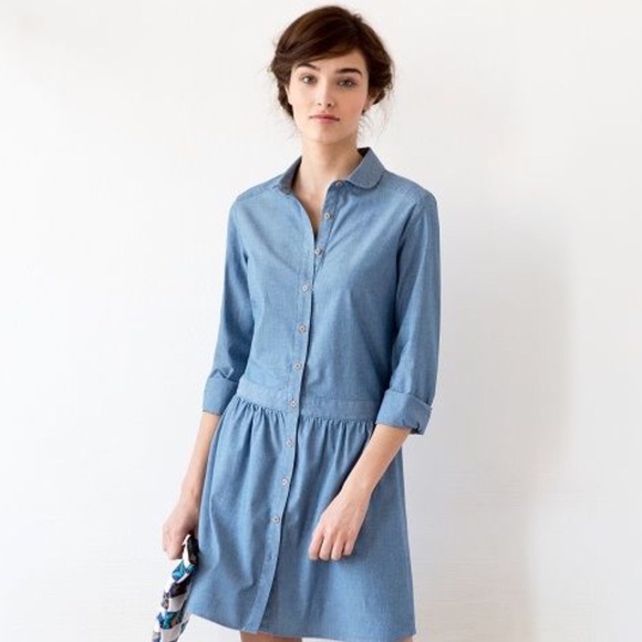 Sezane Dresses & Skirts - Sezane Chaplin chambray dress