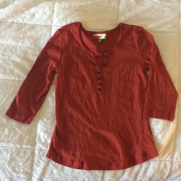 Modcloth rust-colored shirt - Picture 3 of 4