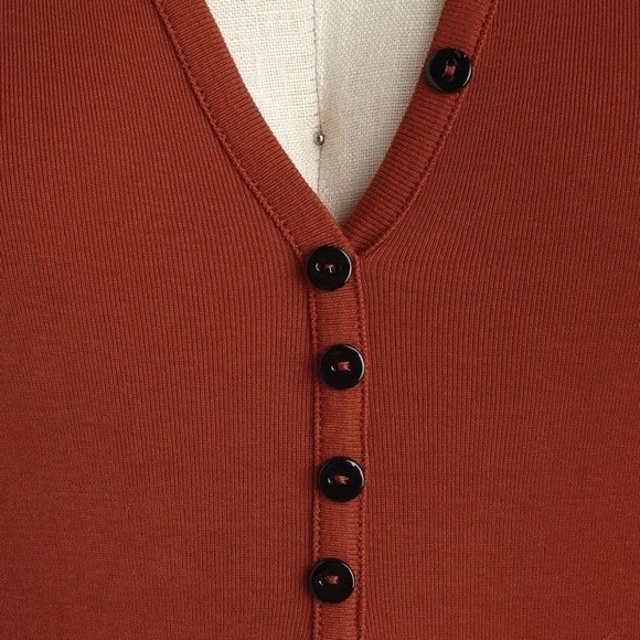 Modcloth rust-colored shirt - Picture 2 of 4