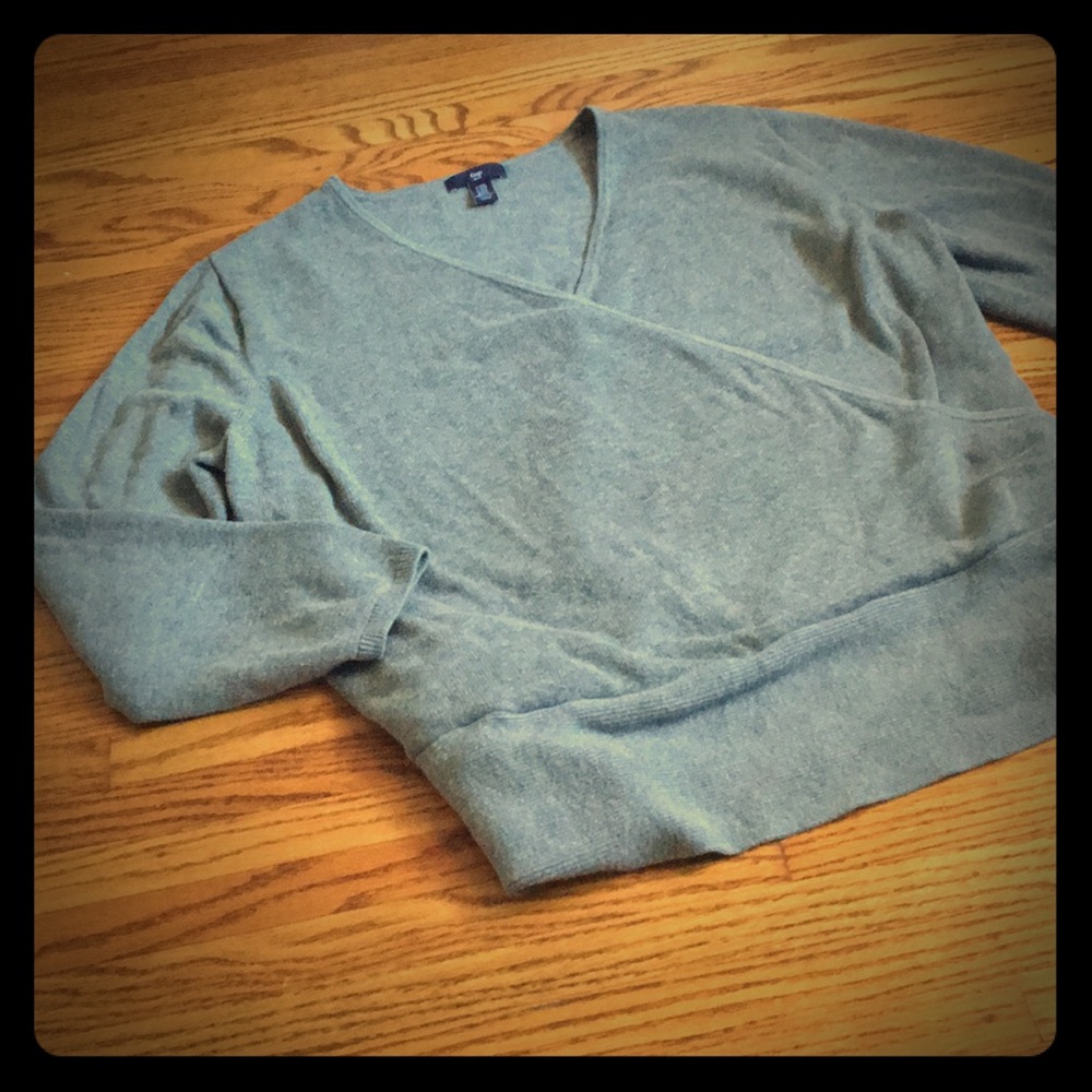 Gray Gap XXL cross body Sweater