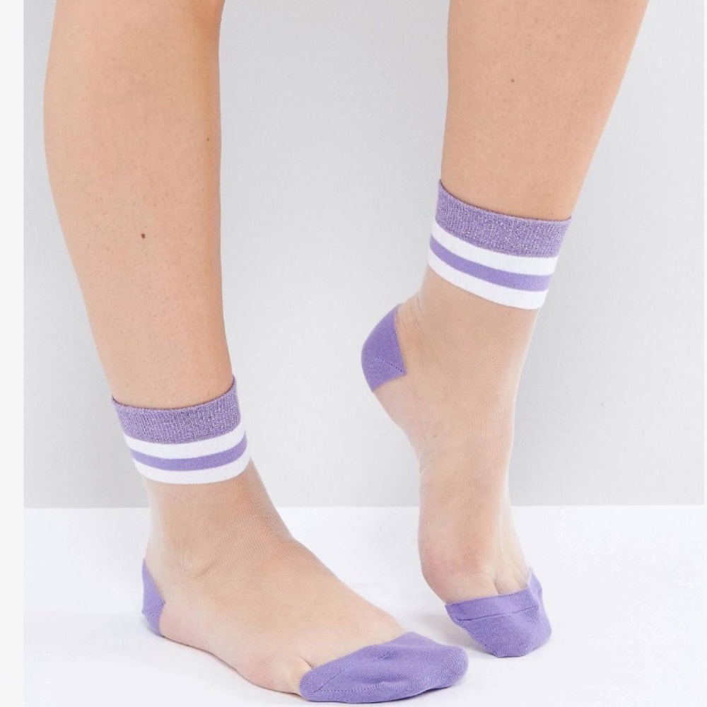 sheer tube socks