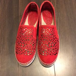 Jimmy Choo dawn laser perforated nubuck suede