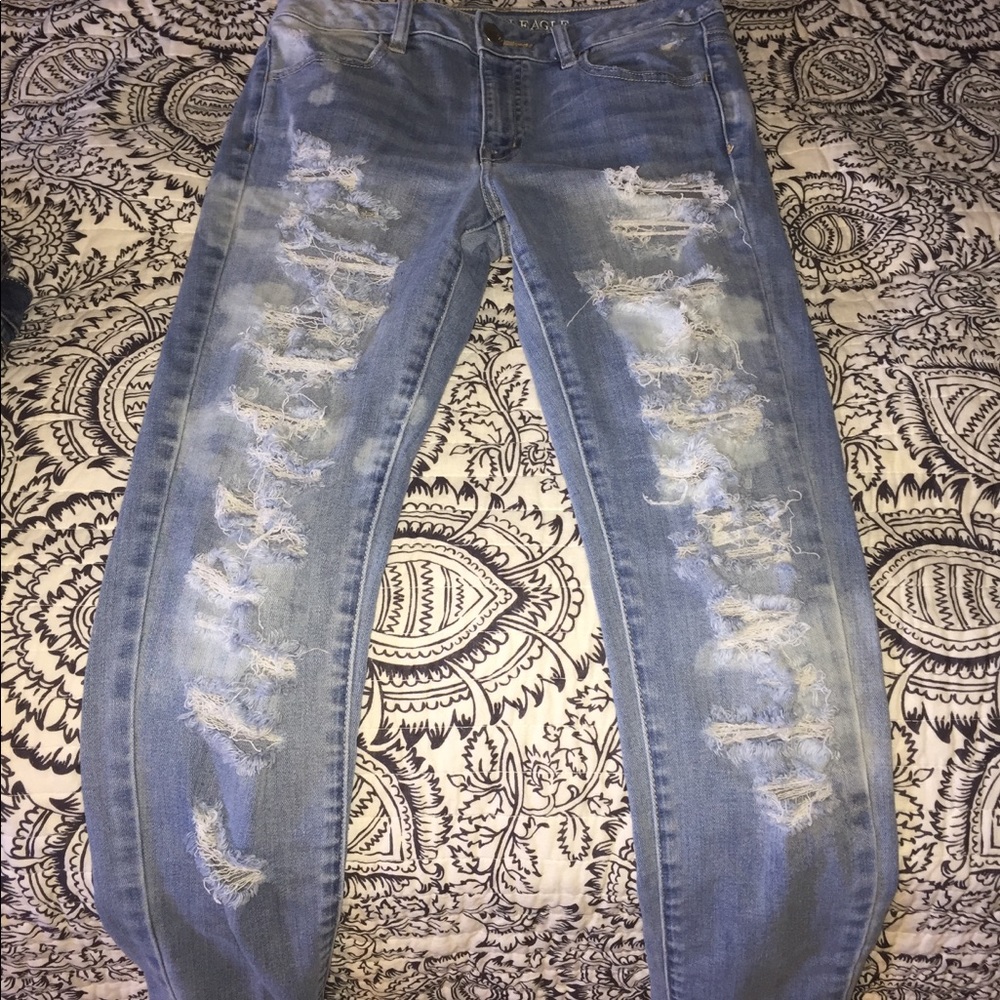 High-rise jeggings from AEO