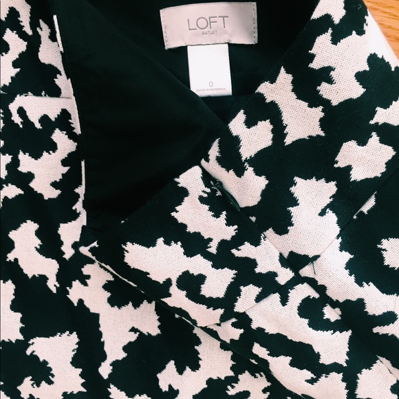 Loft Black and White Printed Skirt (New) - Picture 2 of 4