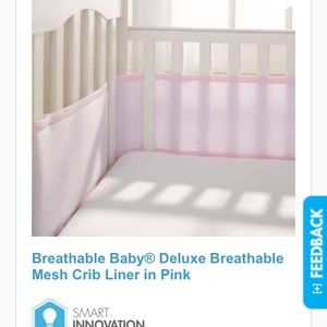 Chevron pink and white bed liner