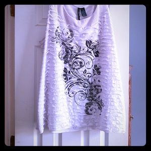 2xl dress ruffle shirt/worn once