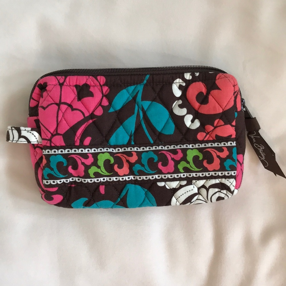 LOLA Vera Bradley small cosmetic lined bag