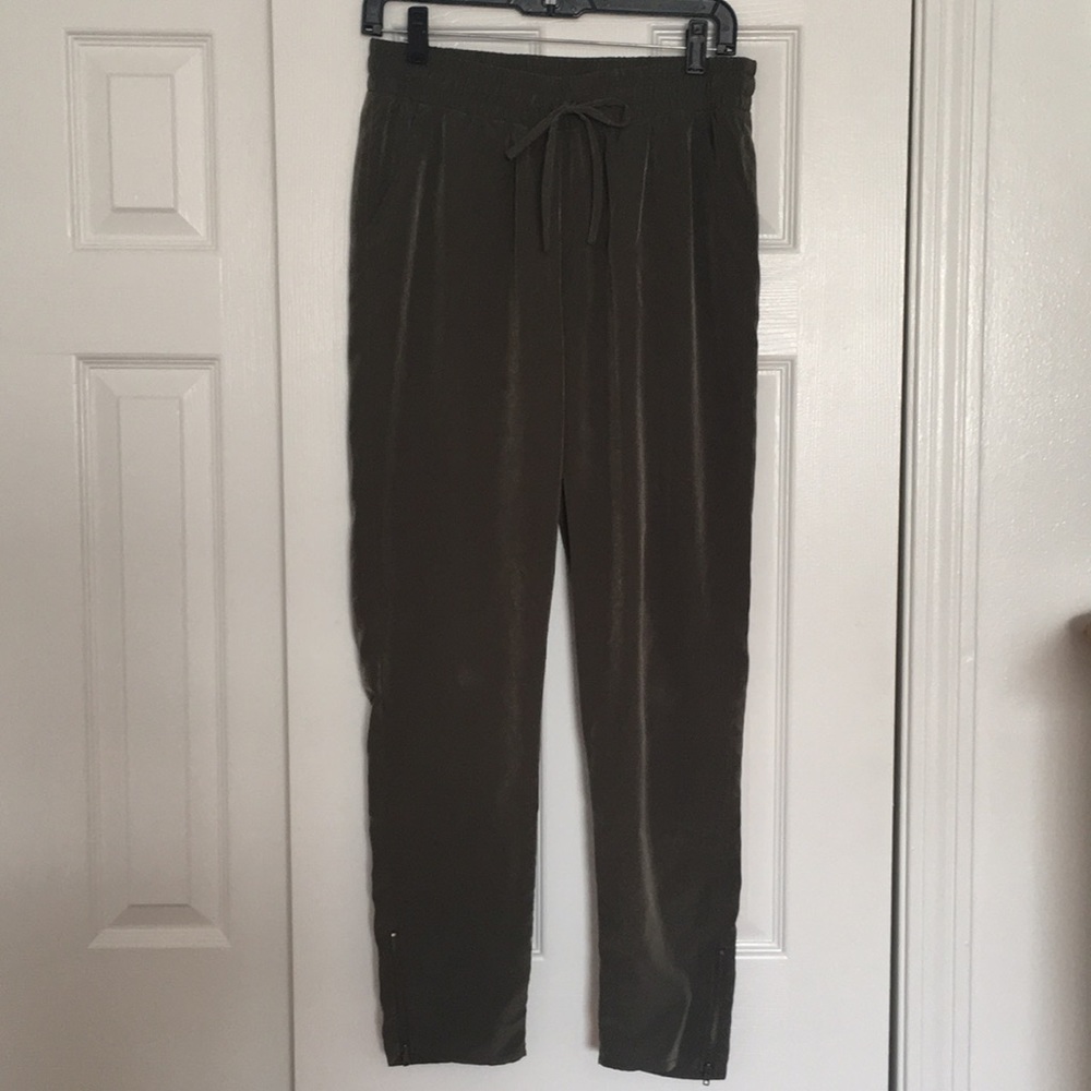 Olive green joggers