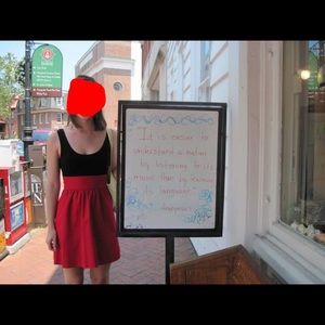 Red and Black Express Dress