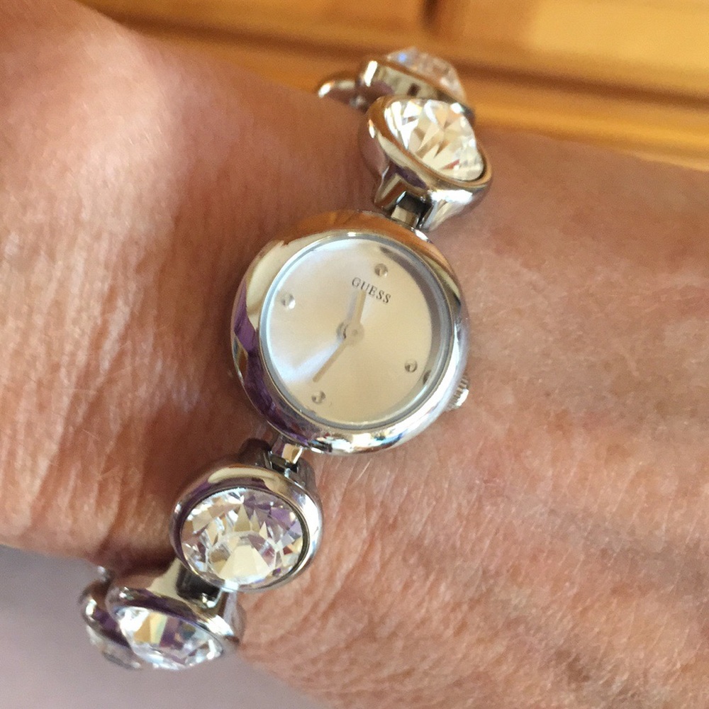 Guess silver watch
