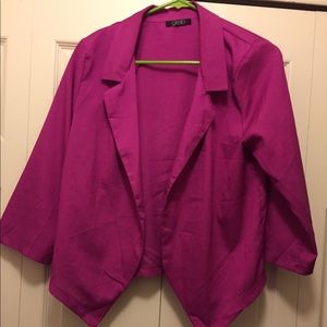 M Deb hot pink blazer