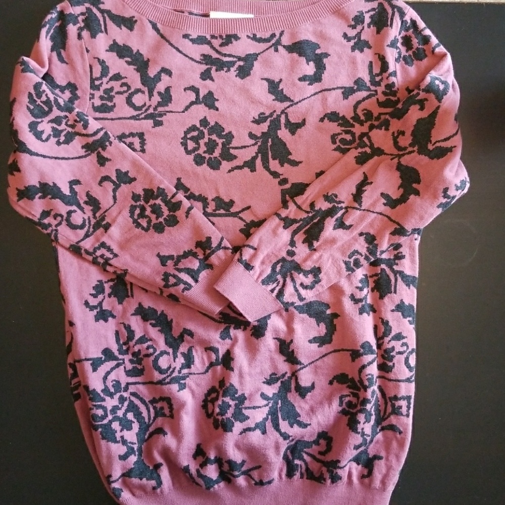 Loft Floral Sweater - Size M