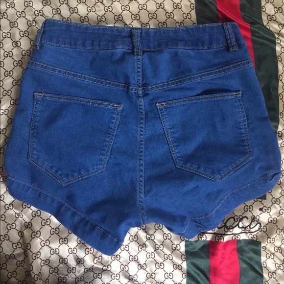 H&M Button Fly High Waist Shorts - Picture 4 of 5