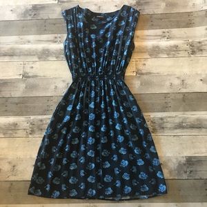 Betabrand Perfect Dress with Beta Fish Large