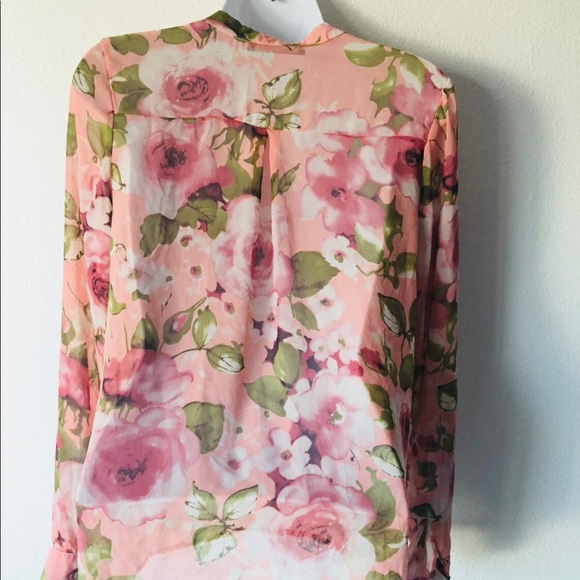 💕Sheer floral top small nasty gal 💕 - Picture 4 of 5