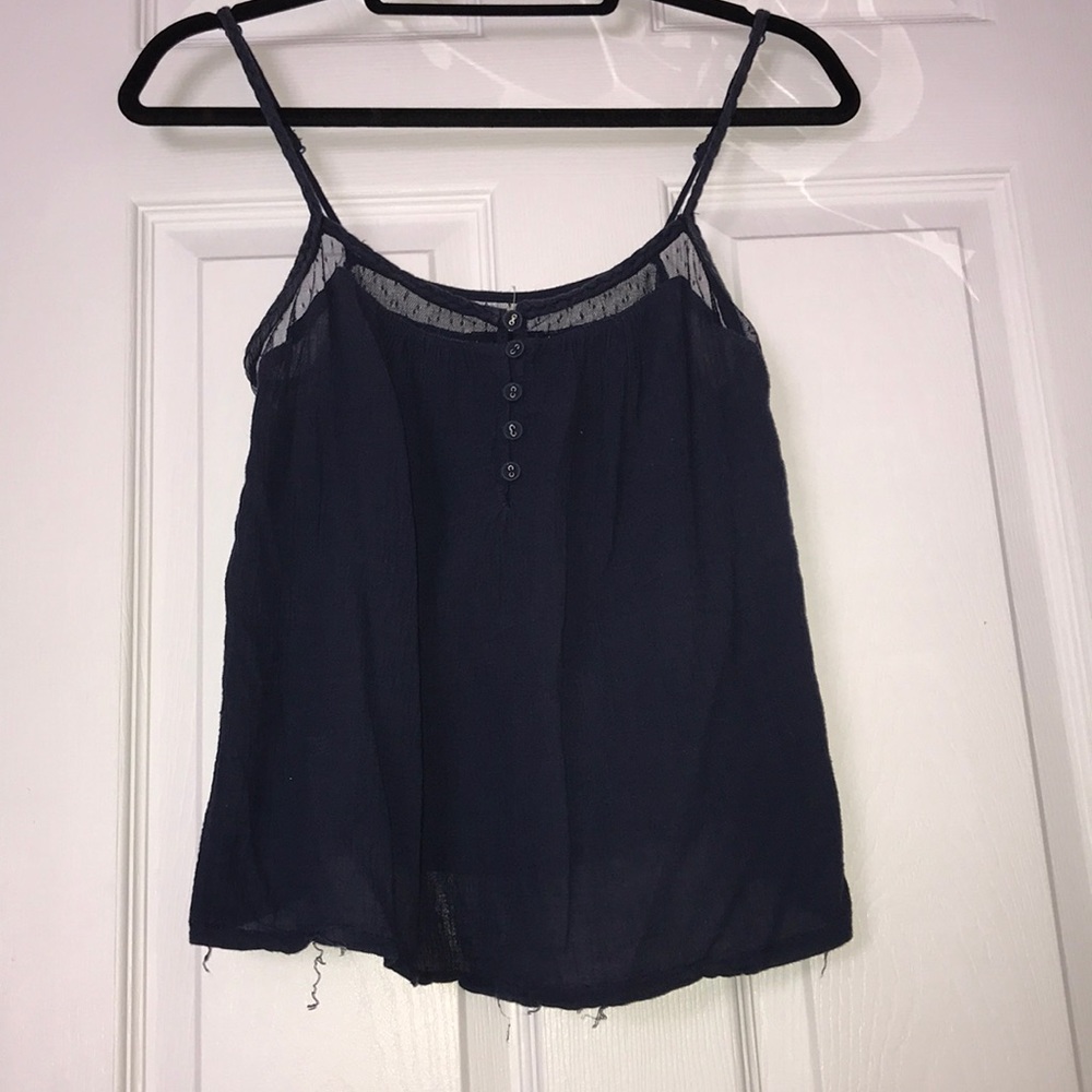 Navy blue blouse