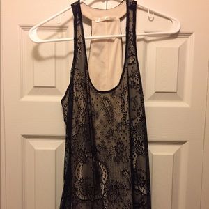 M black lace Charlotte Russe tank