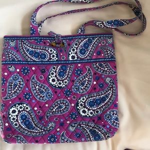 VERA BRADLEY Boysenberry Tote Bag Retired pattern
