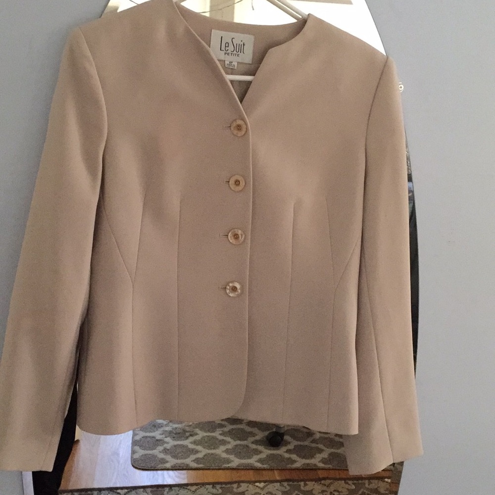 Vintage Beige Le Suit Blazer/Jacket