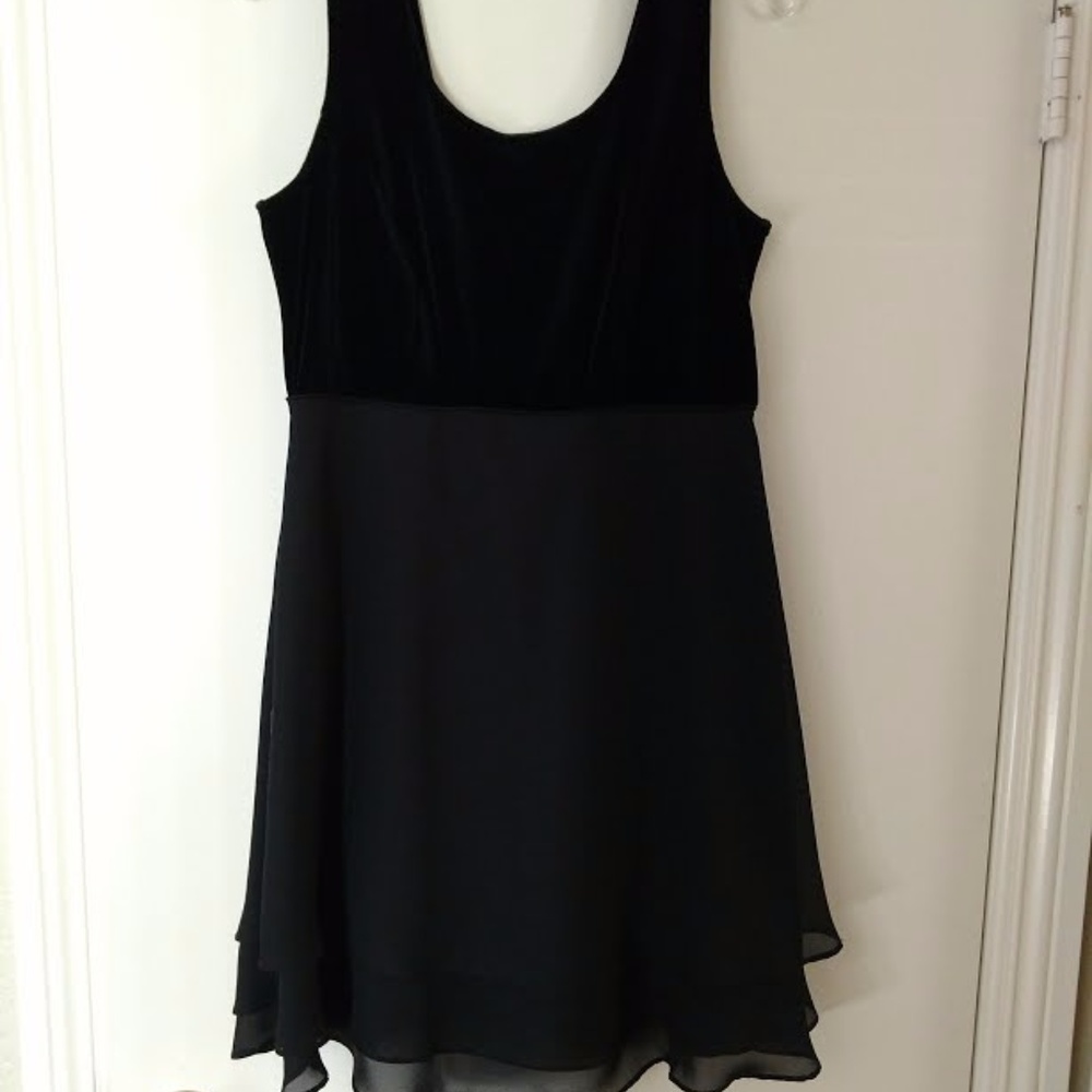 Black cocktail dress