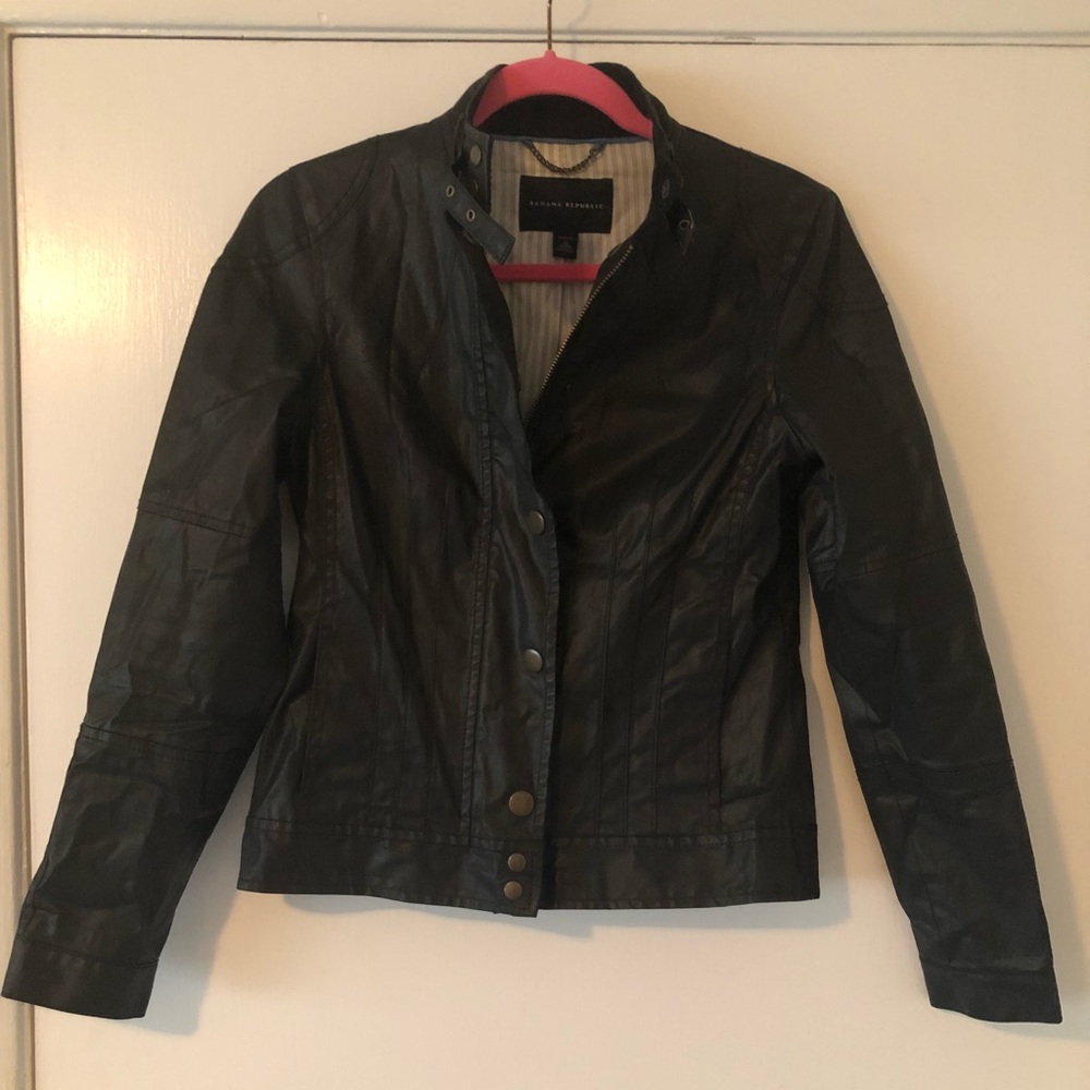 Leather jacket from Banana Republic